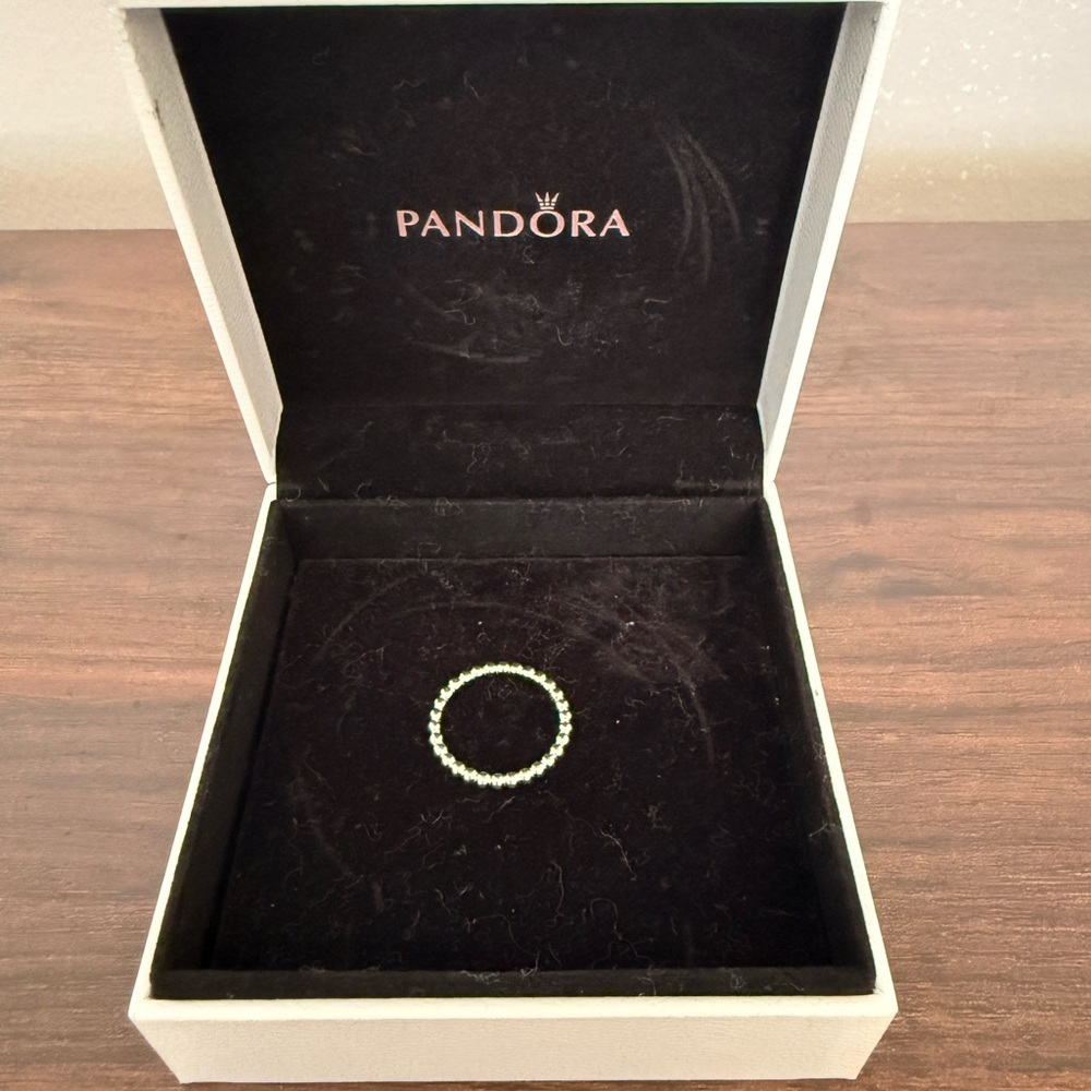 GENUINE Pandora Sterling Silver Bubble Ring